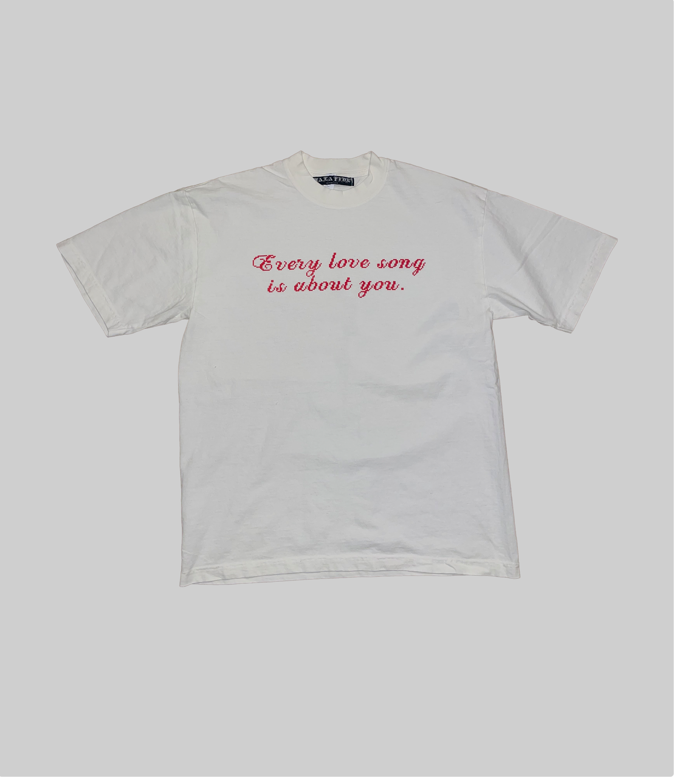 Love song Tee (WHT)